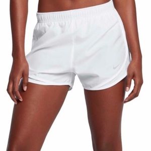 White Nike tempo shorts size small